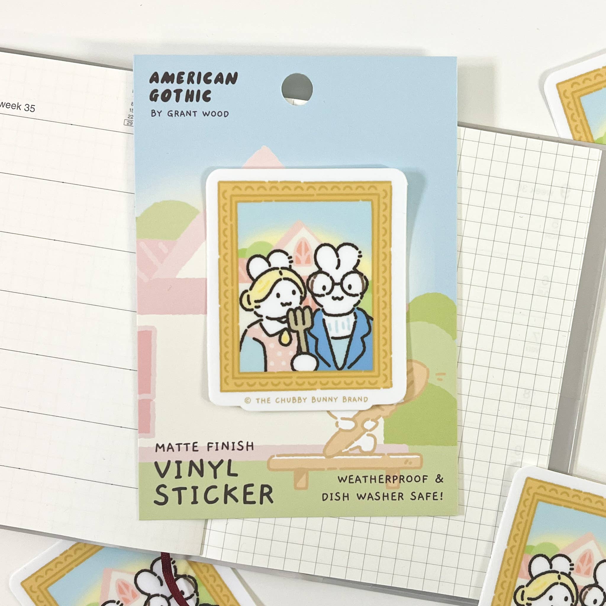 American Gothic Vinyl Sticker