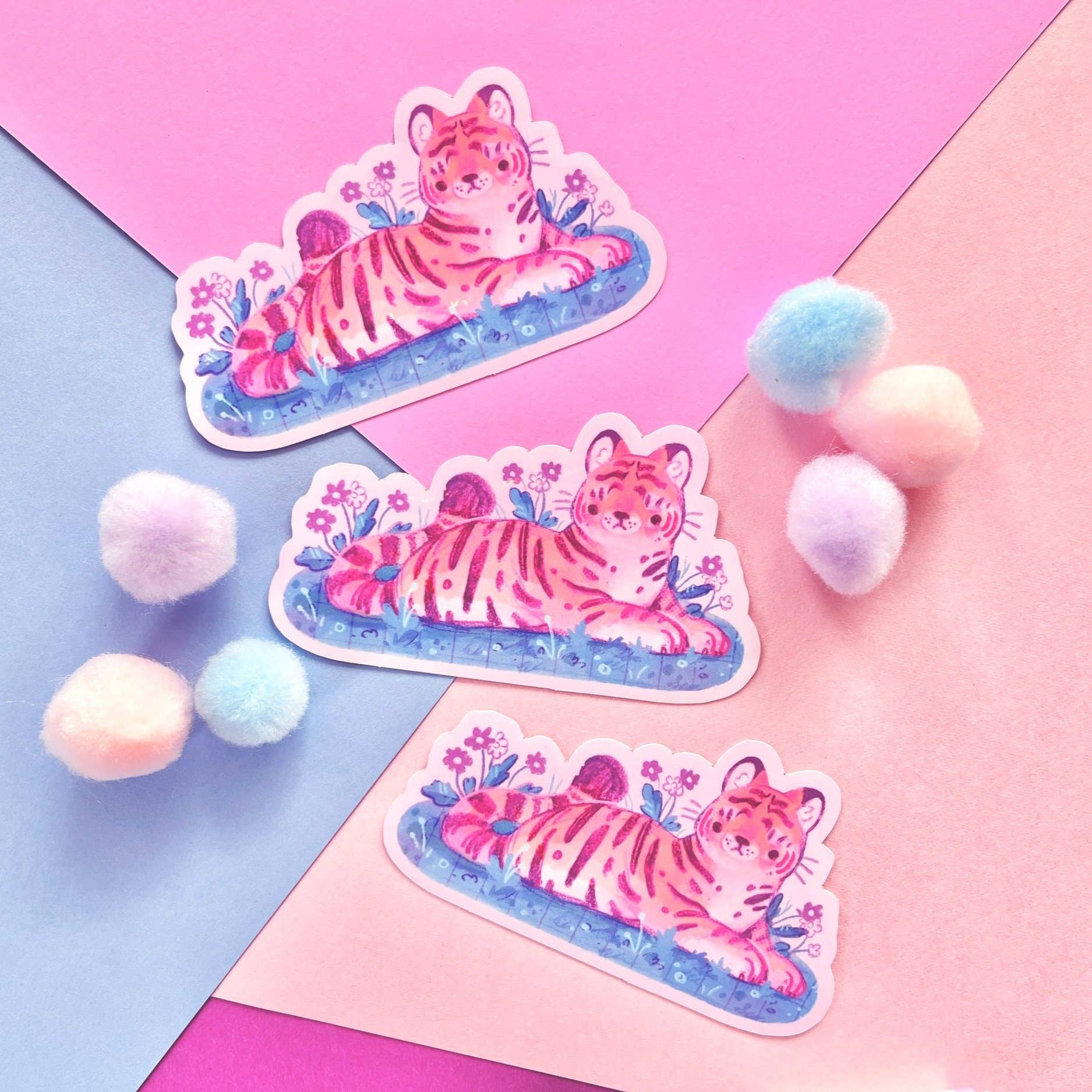 Tiger Vinyl Sticker