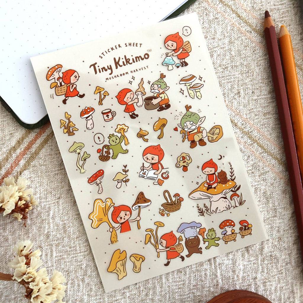Mushroom Harvest - Sticker Sheet