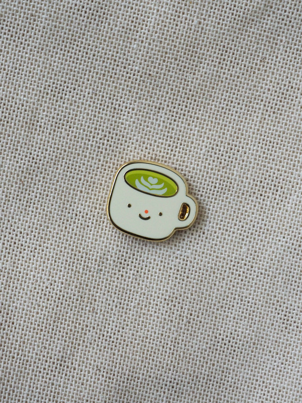 Matcha latte • enamel pin
