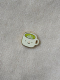 Matcha latte • enamel pin