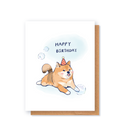Shiba Birthday Greeting Card