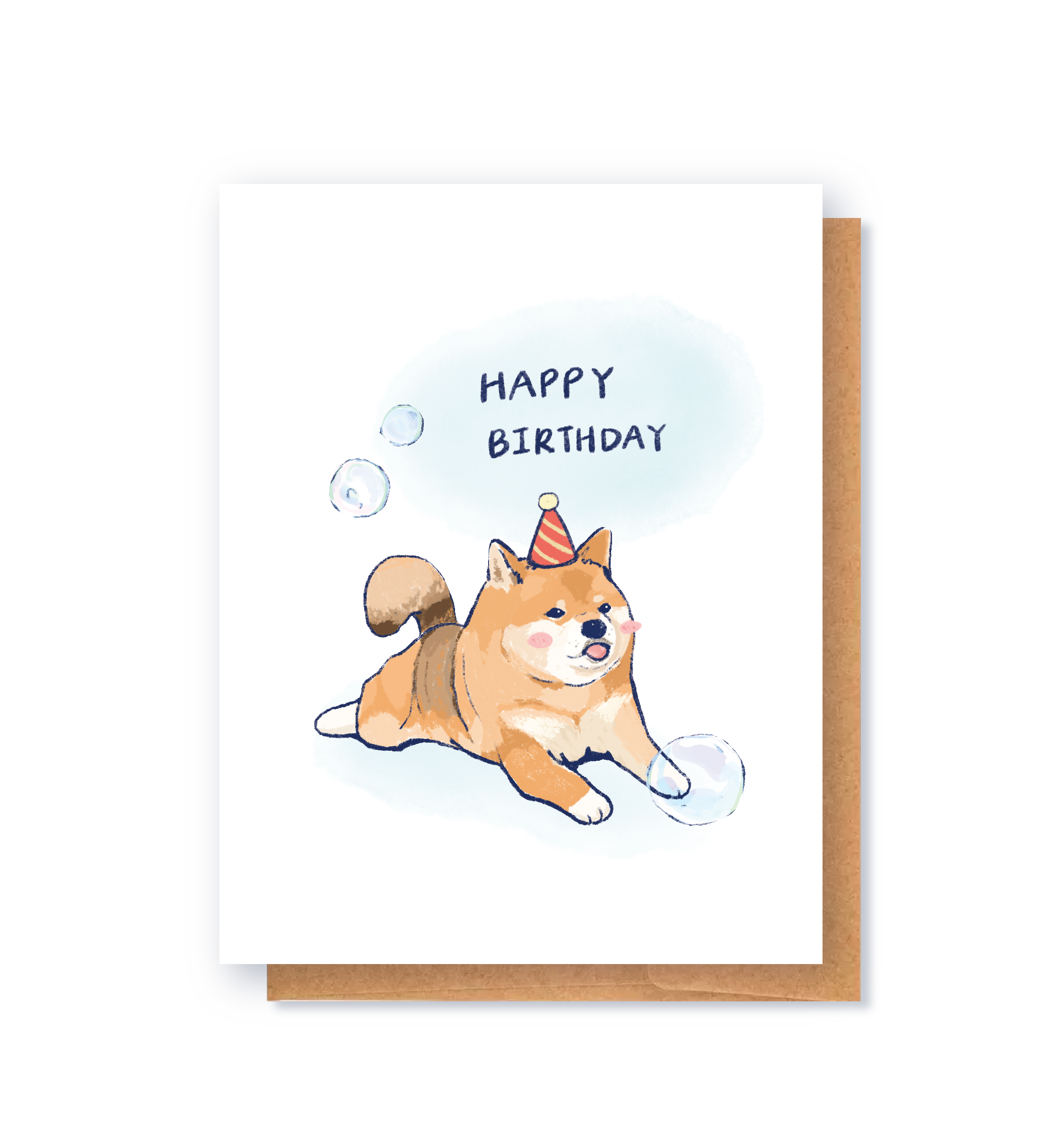 Shiba Birthday Greeting Card