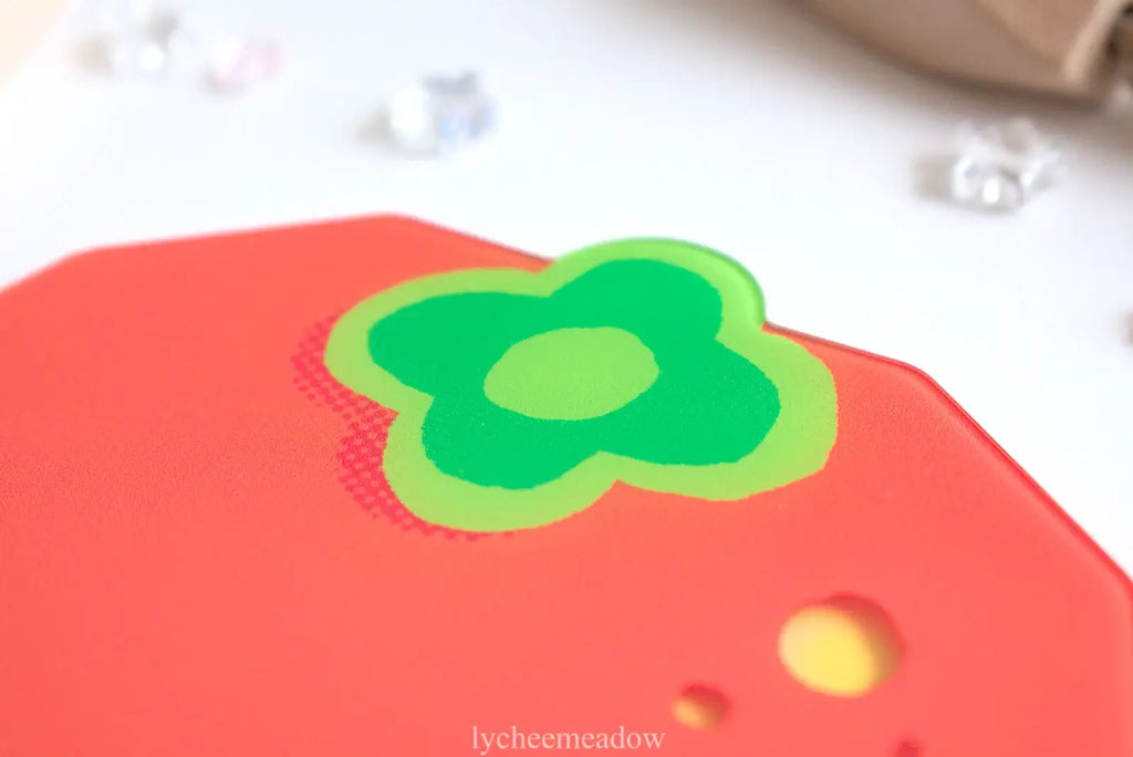 Persimmon Double-sided Coaster