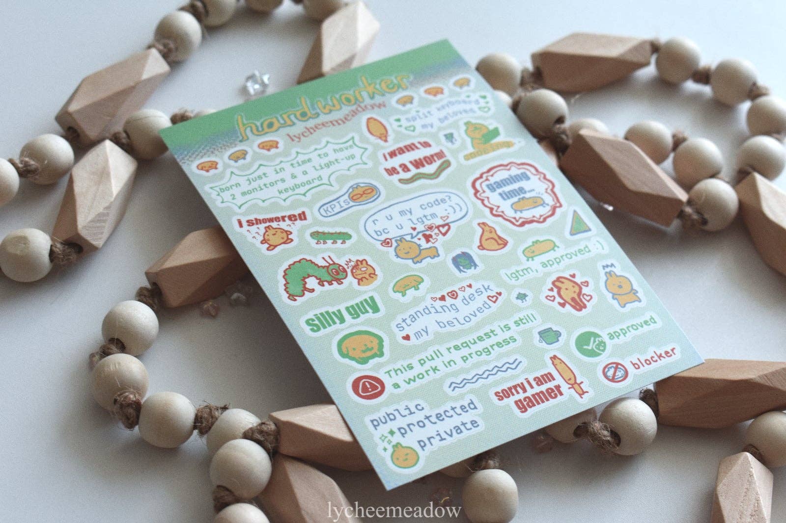 Hardworker Sticker Sheet