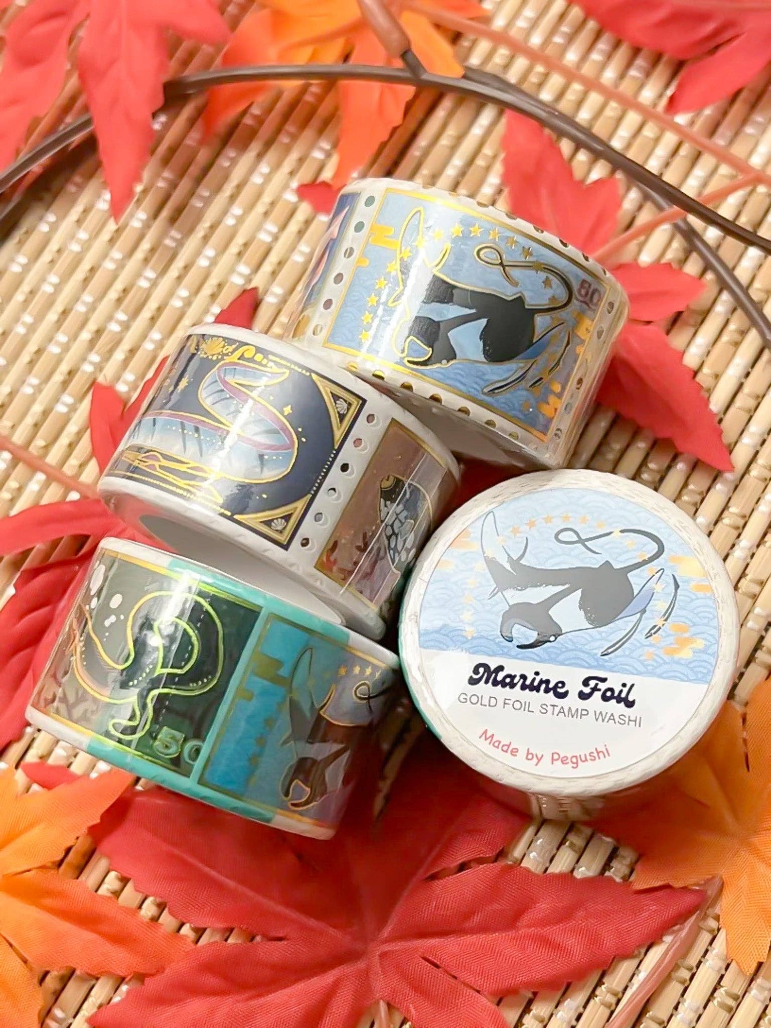 Marine Stamp Washi Tape