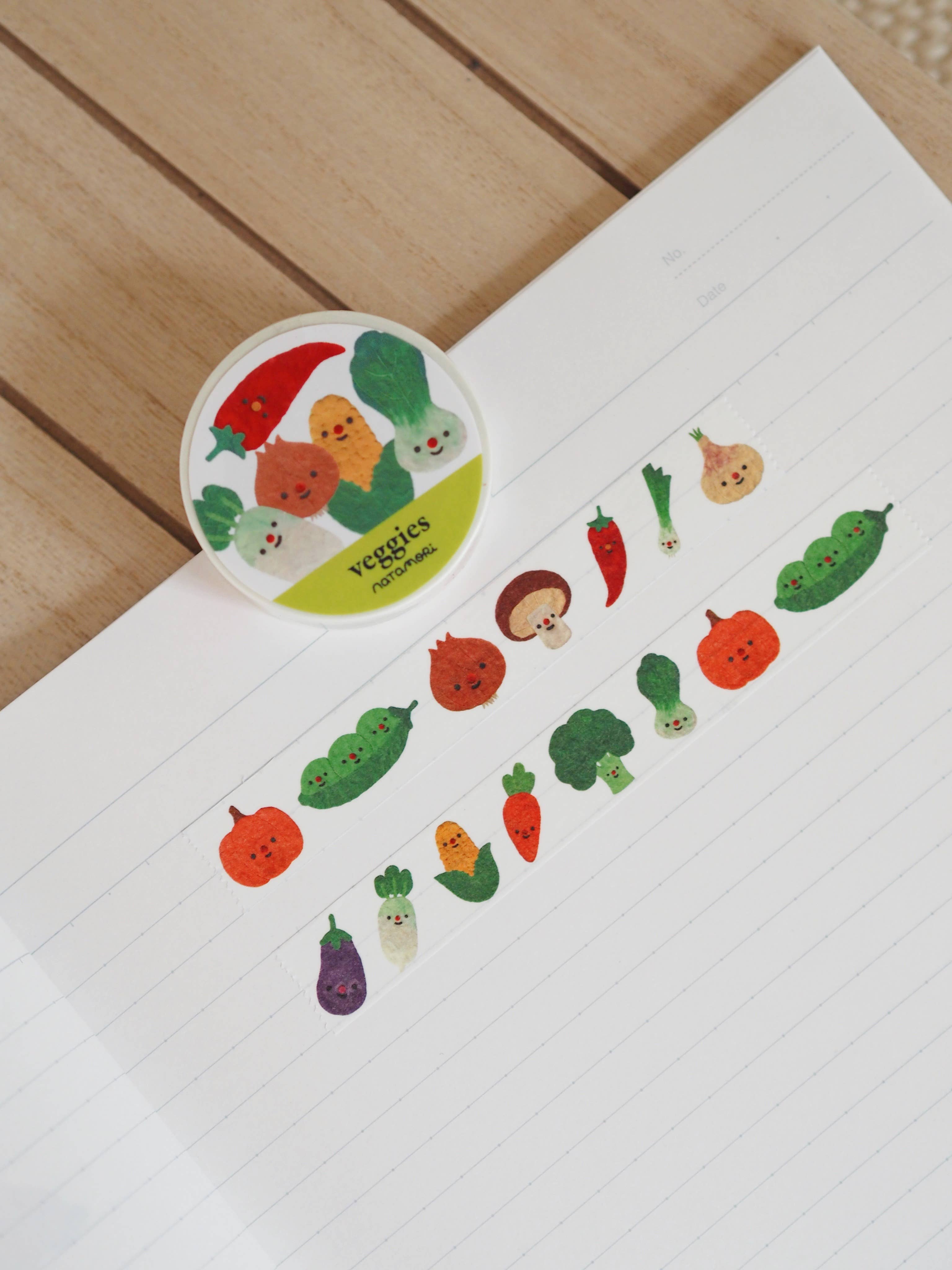 Veggies • washi tape