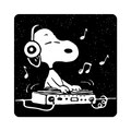DJ Snoopy - Die-Cut Vinyl Sticker
