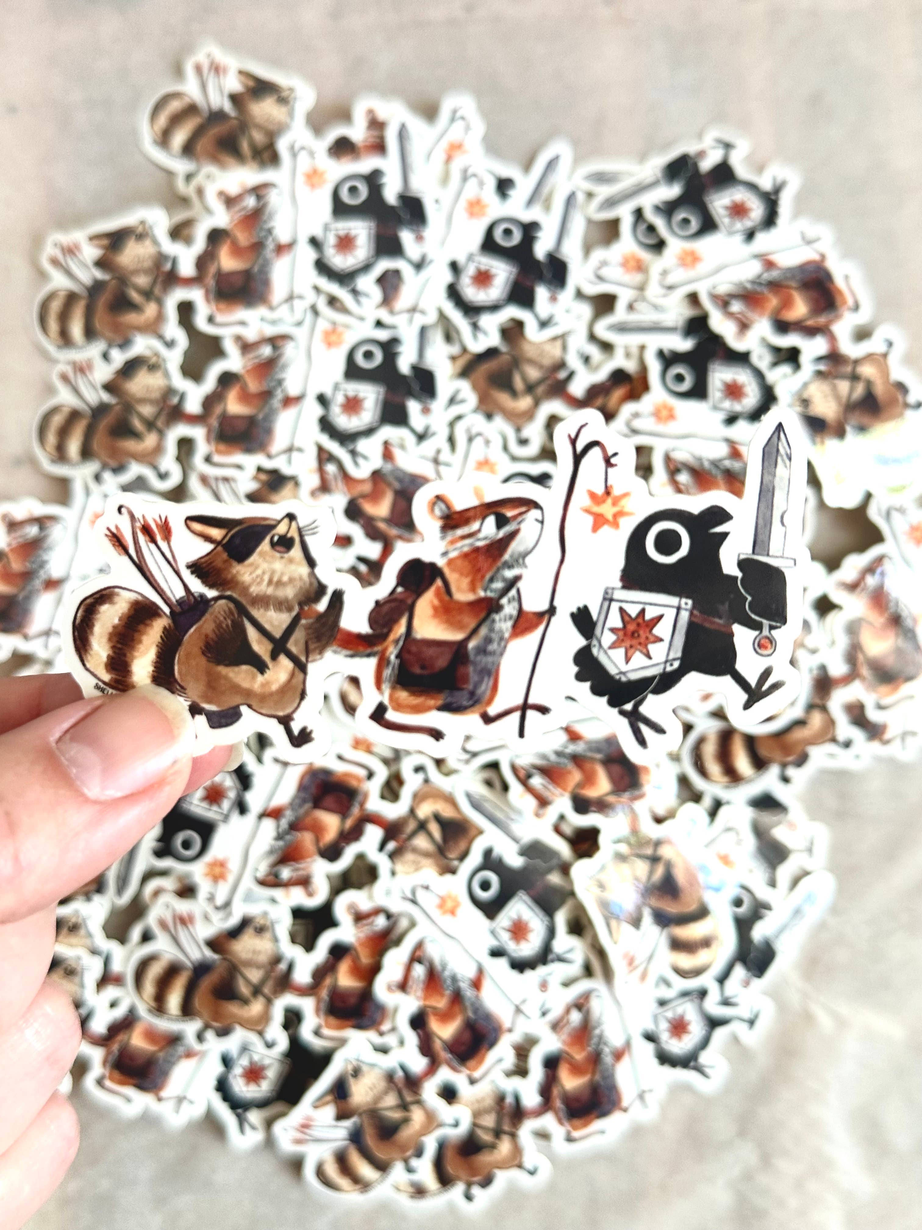 Adventuring D&D Party Sticker