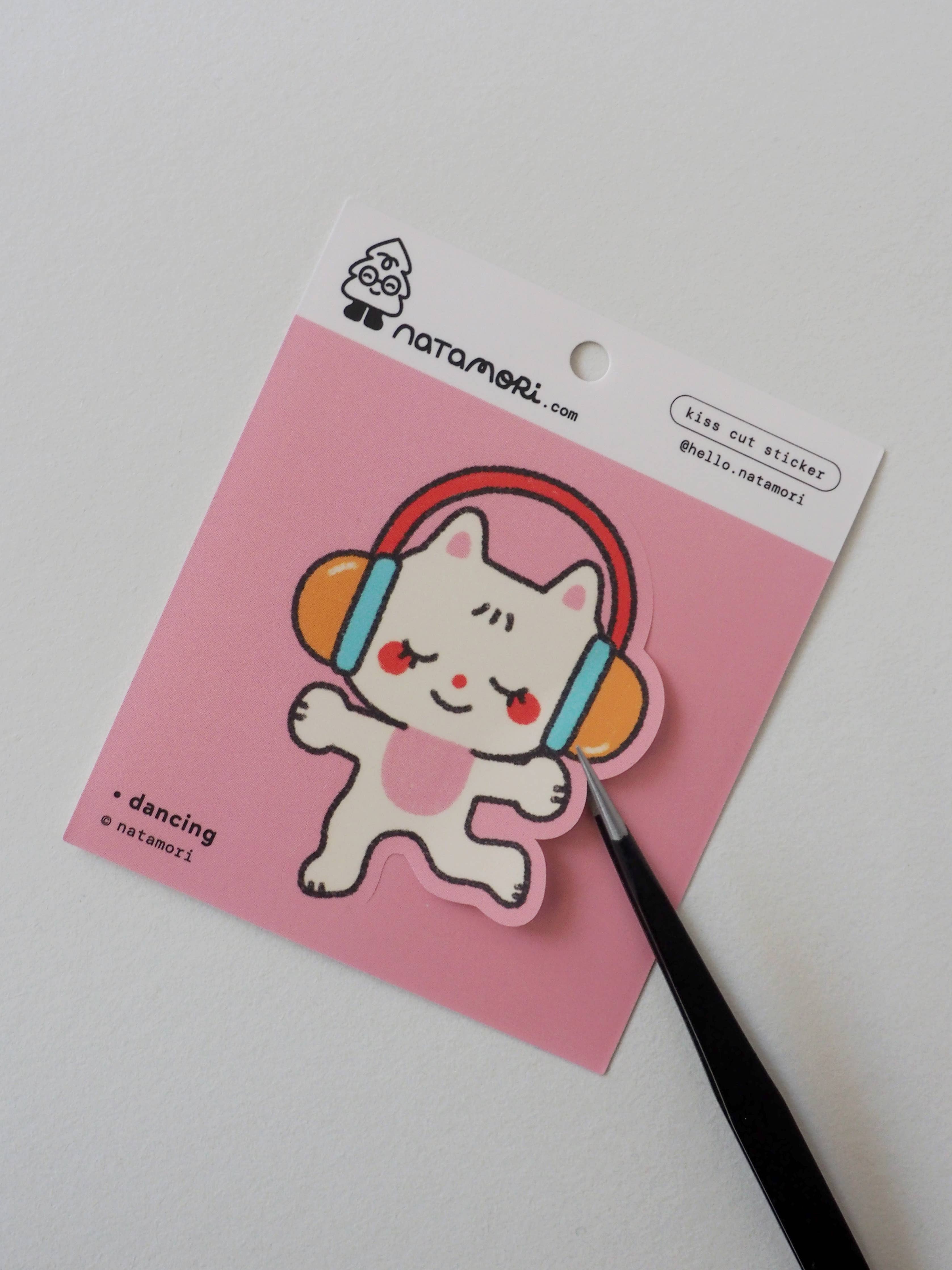 Dancing • Single Kiss Cut Vinyl Sticker