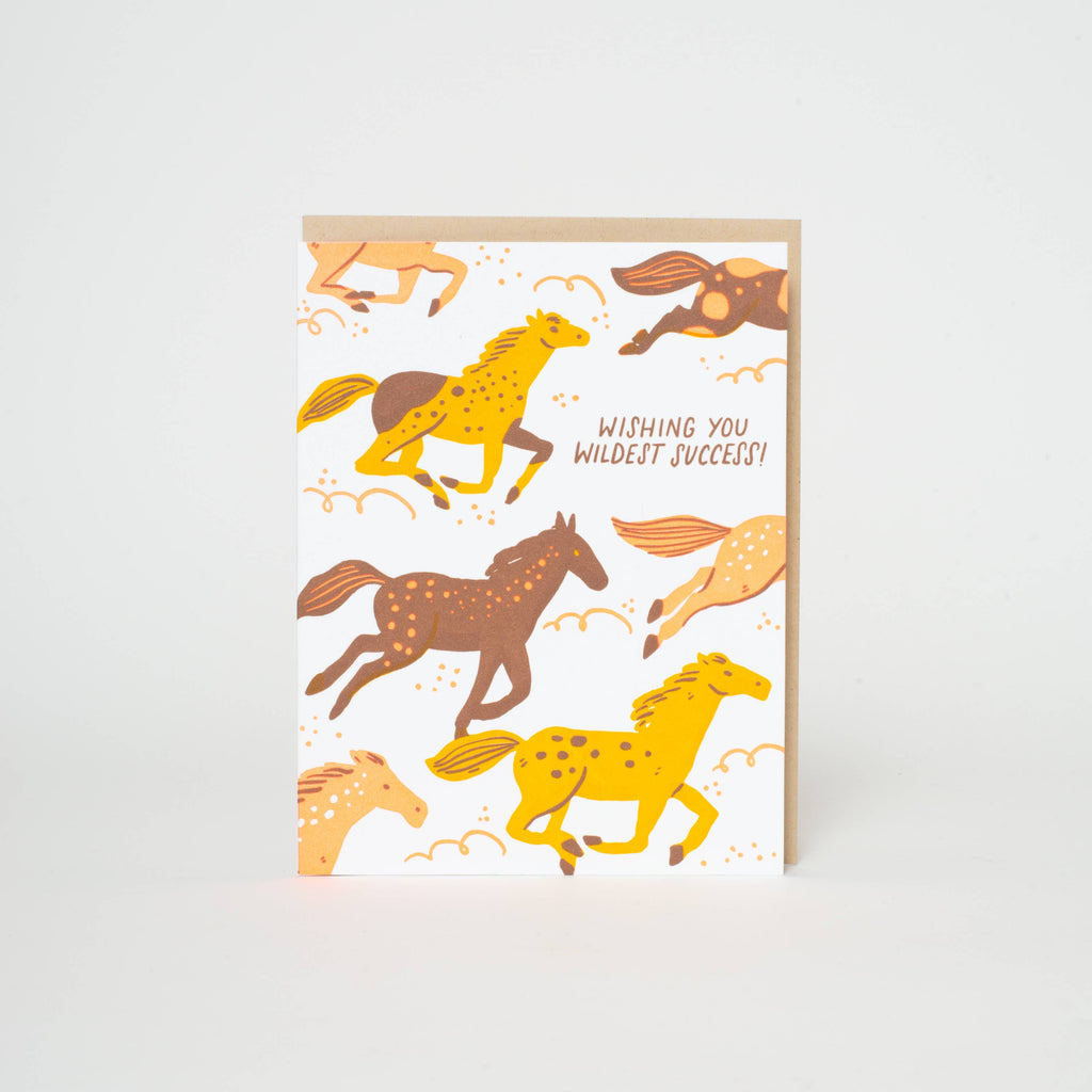 Congrats Wild Horses Graduation Greeting Card by Hello!Lucky