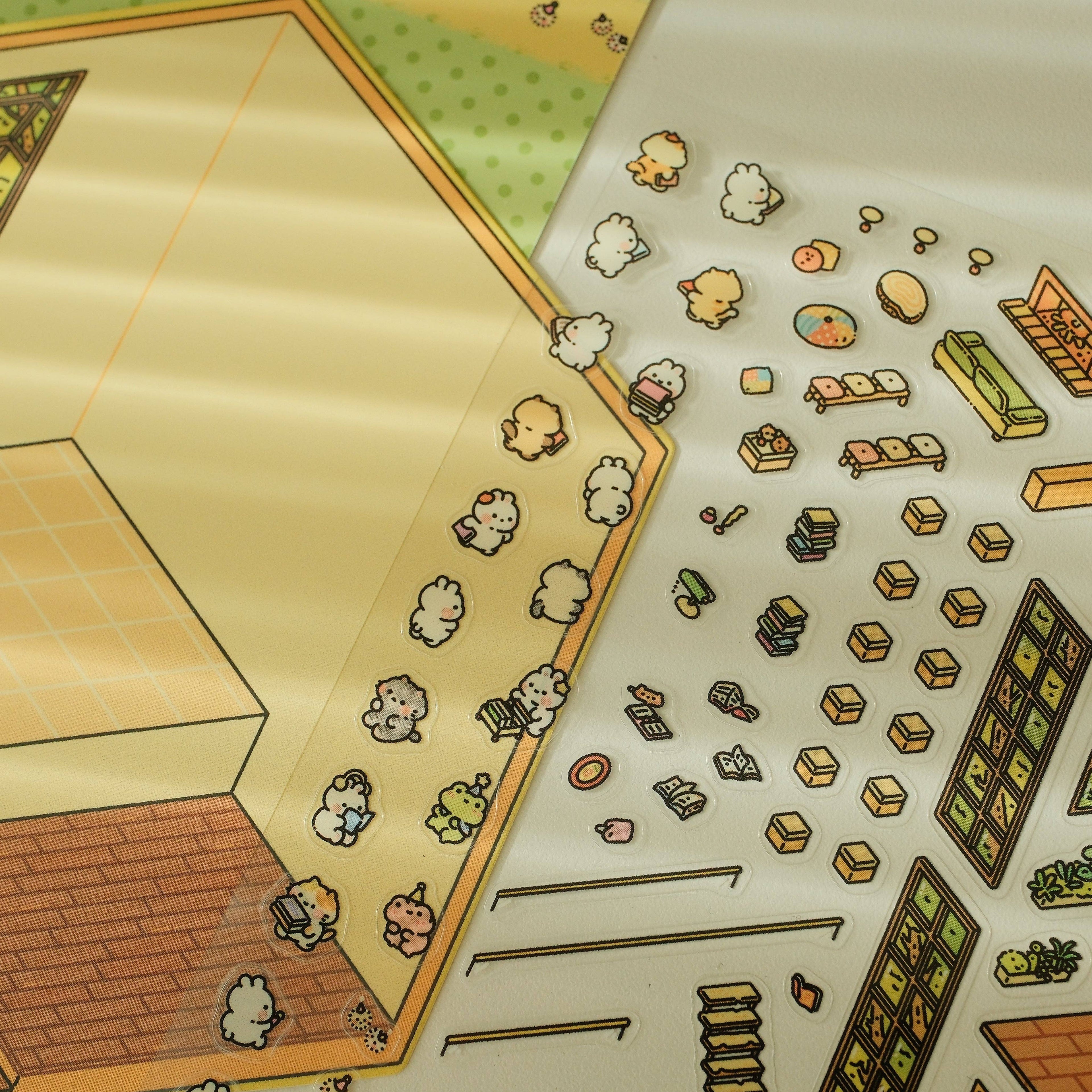 Scene Sticker DIY Kit - Forest Library