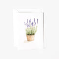 Lavender mini notecard
