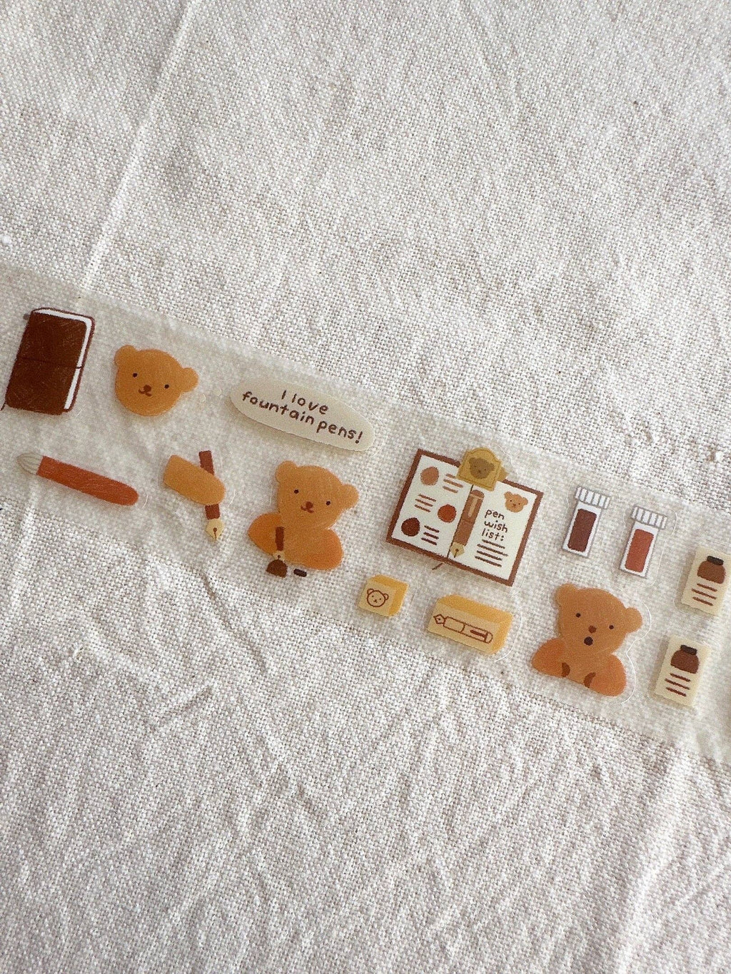I Love Fountain Pens Kiss Cut PET Tape