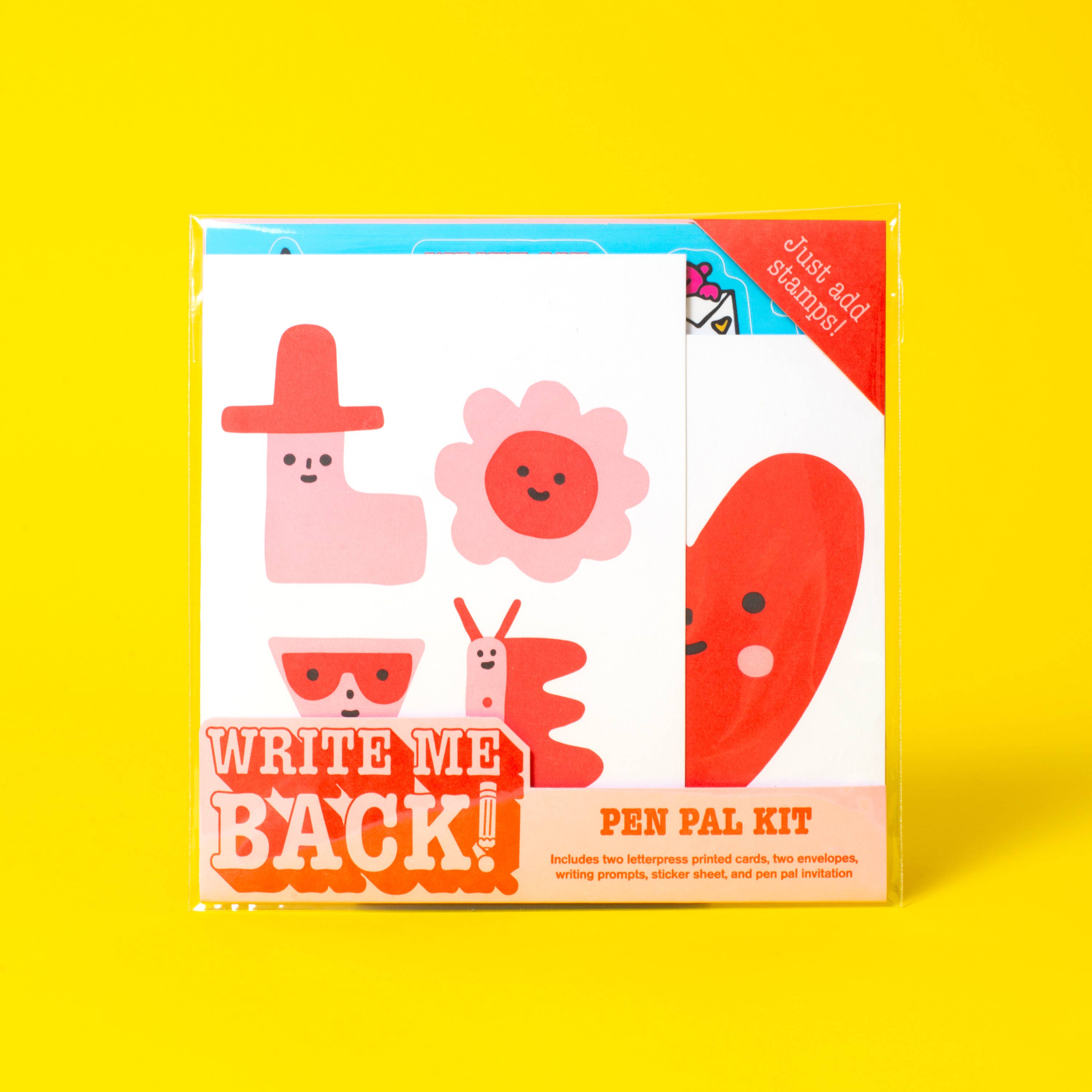 Love + Heart Friend Letter Writing Write Me Back Pen Pal Kit