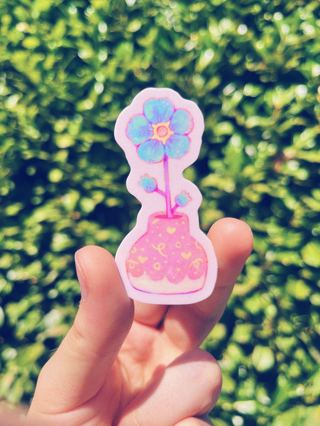 Forget-Me-Not Vinyl Sticker