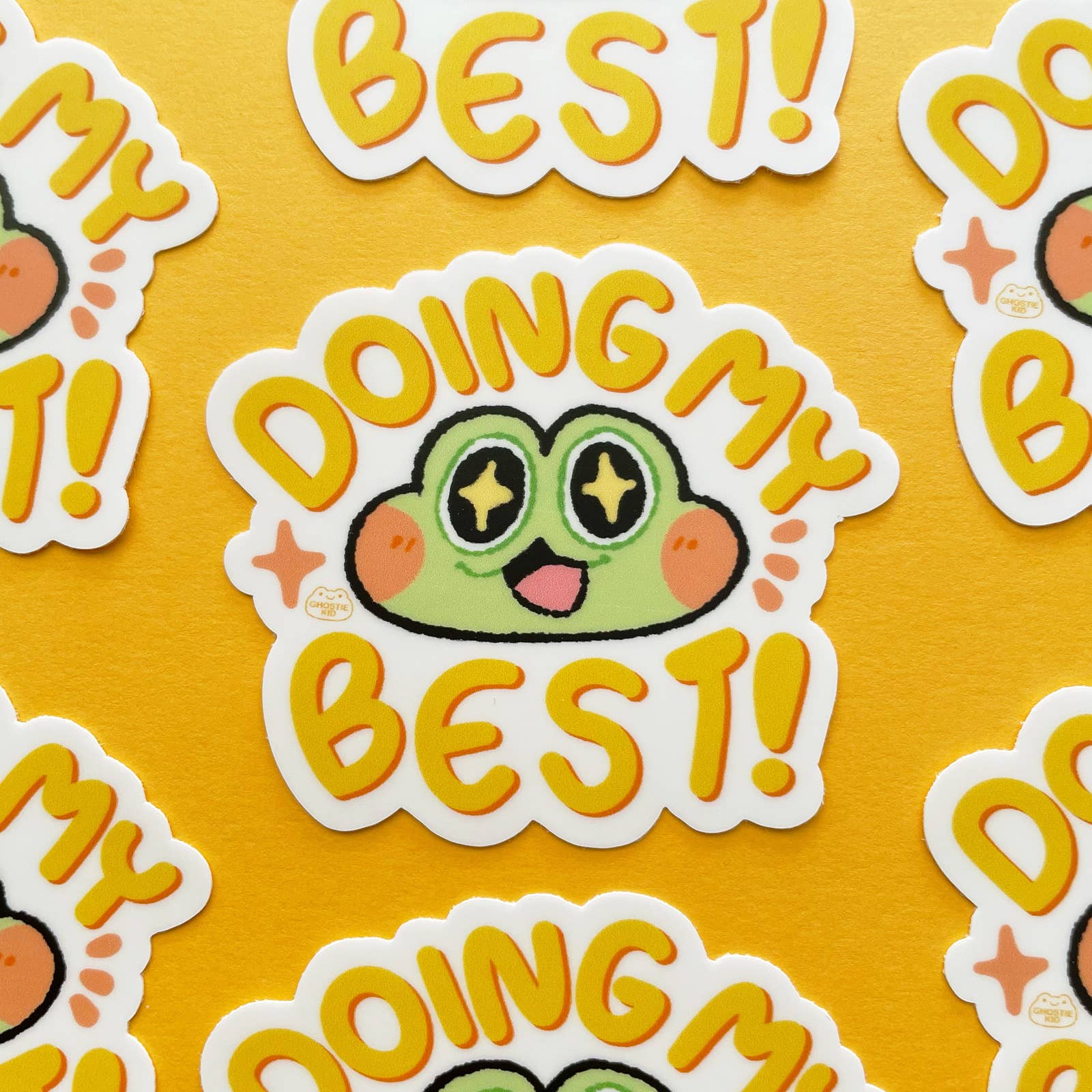 Doing My Best - Vinyl Sticker