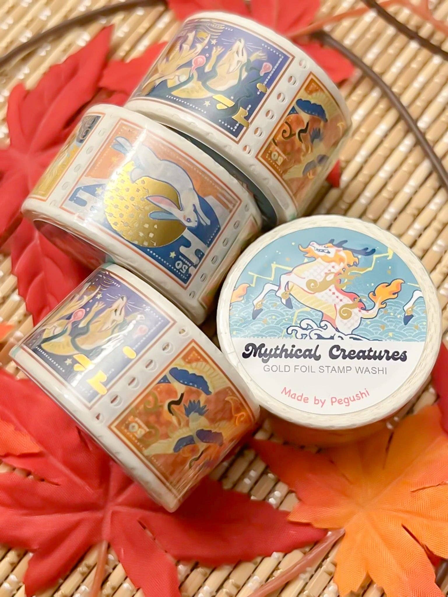 Mythical Creatures Stamp Washi Tape
