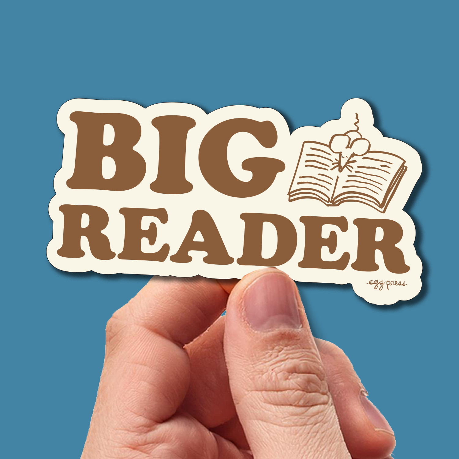 Big Reader Vinyl Sticker