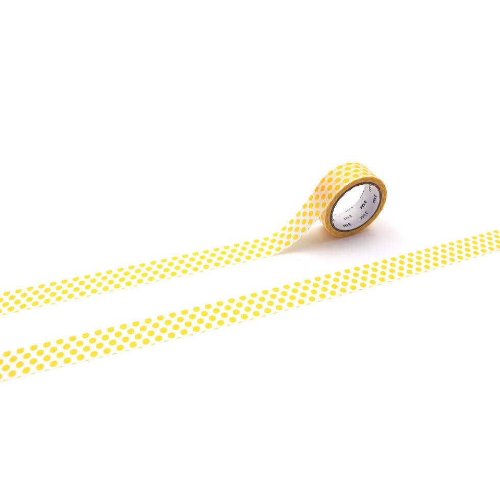 mt Washi Tape - 5m Dot Dandelion