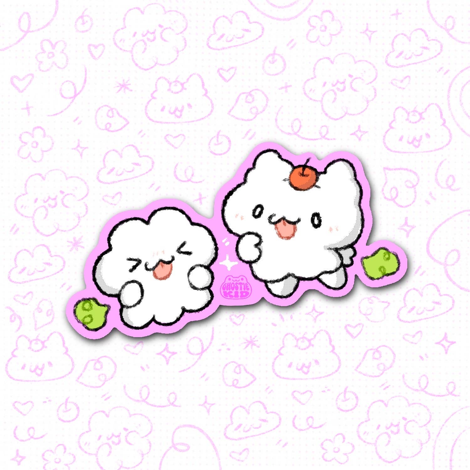 Stinky Ghosts - Vinyl Sticker