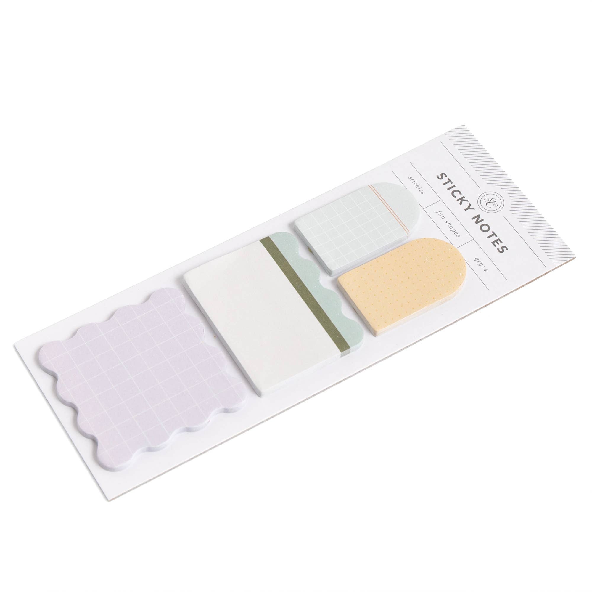 Grid Sticky Notes Set