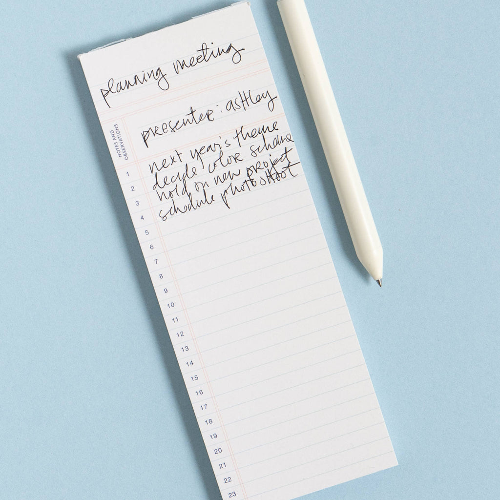 Notes and Observations Lined Notepad