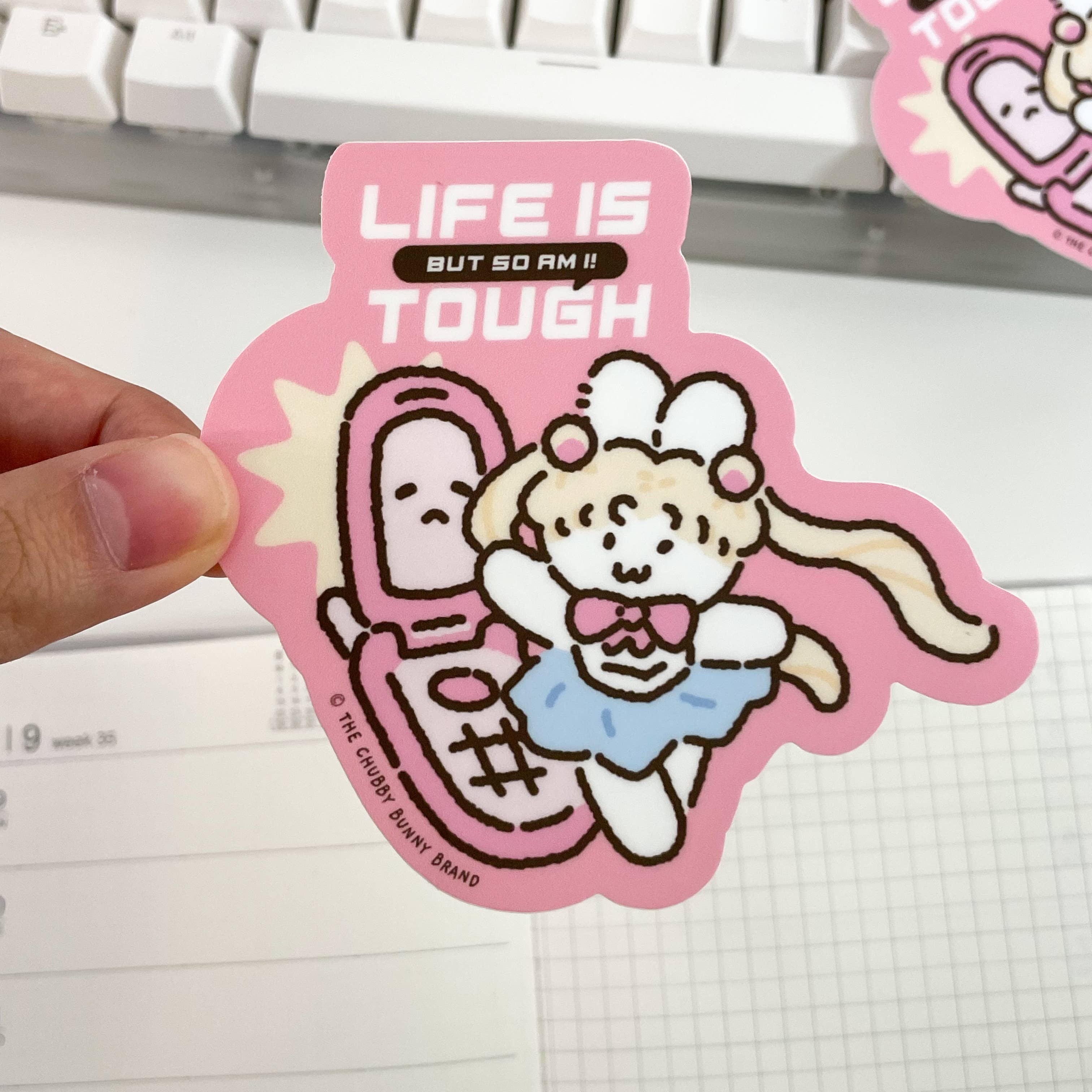 Life is Tough But So Am I Vinyl Sticker
