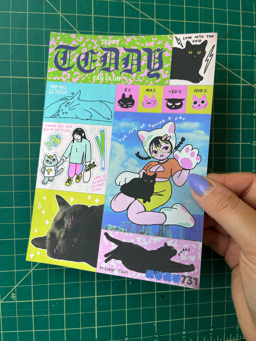 Teddy Fan Club Sticker Sheet