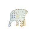 Bun on a Chair Holographic Vinyl Sticker