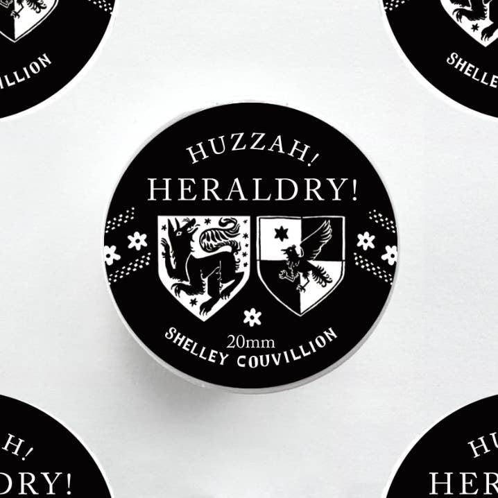 Medieval Huzzah Heraldry Washi Tape