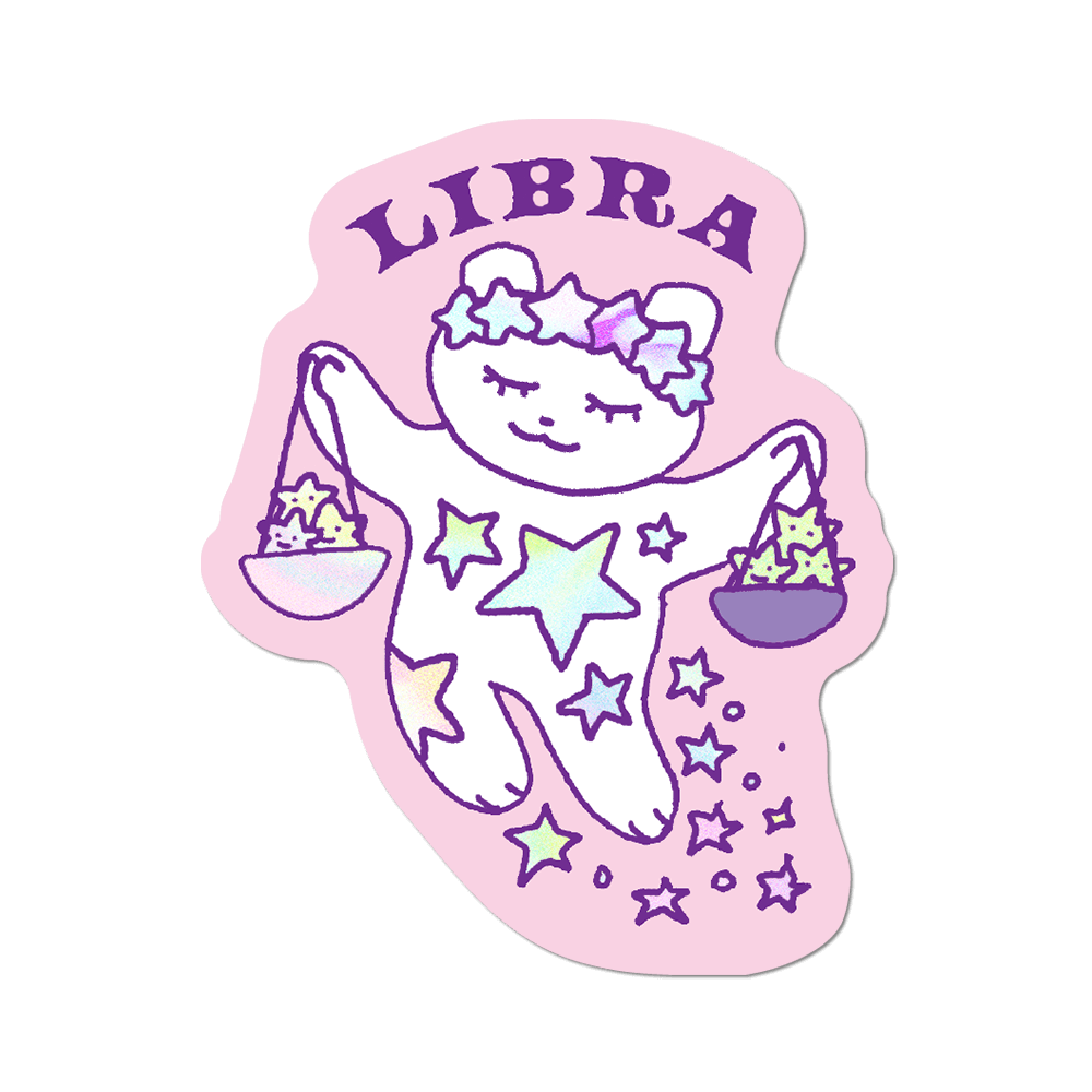 Libra Die-Cut Sticker
