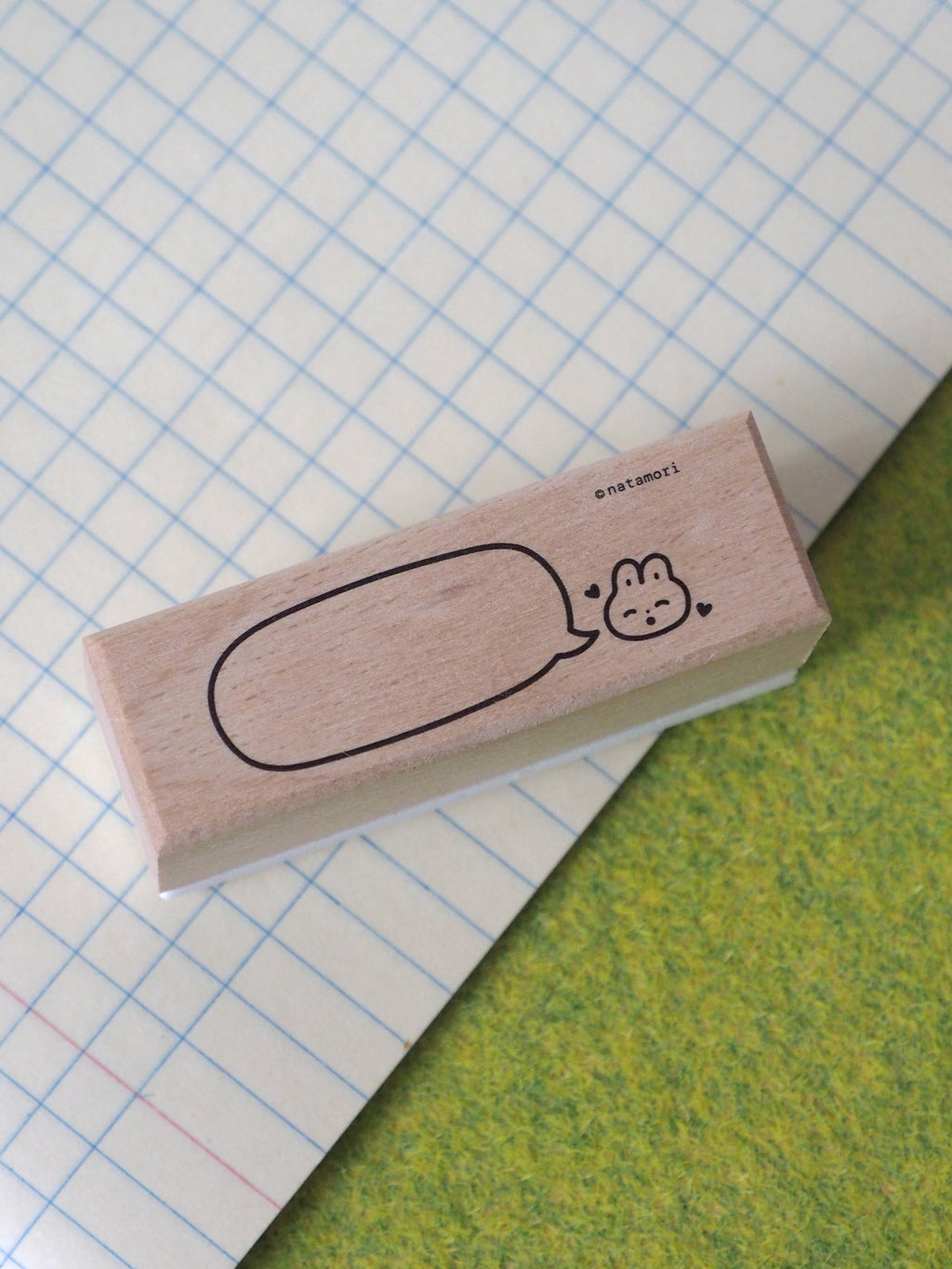 Bunny bubble notes • stamp