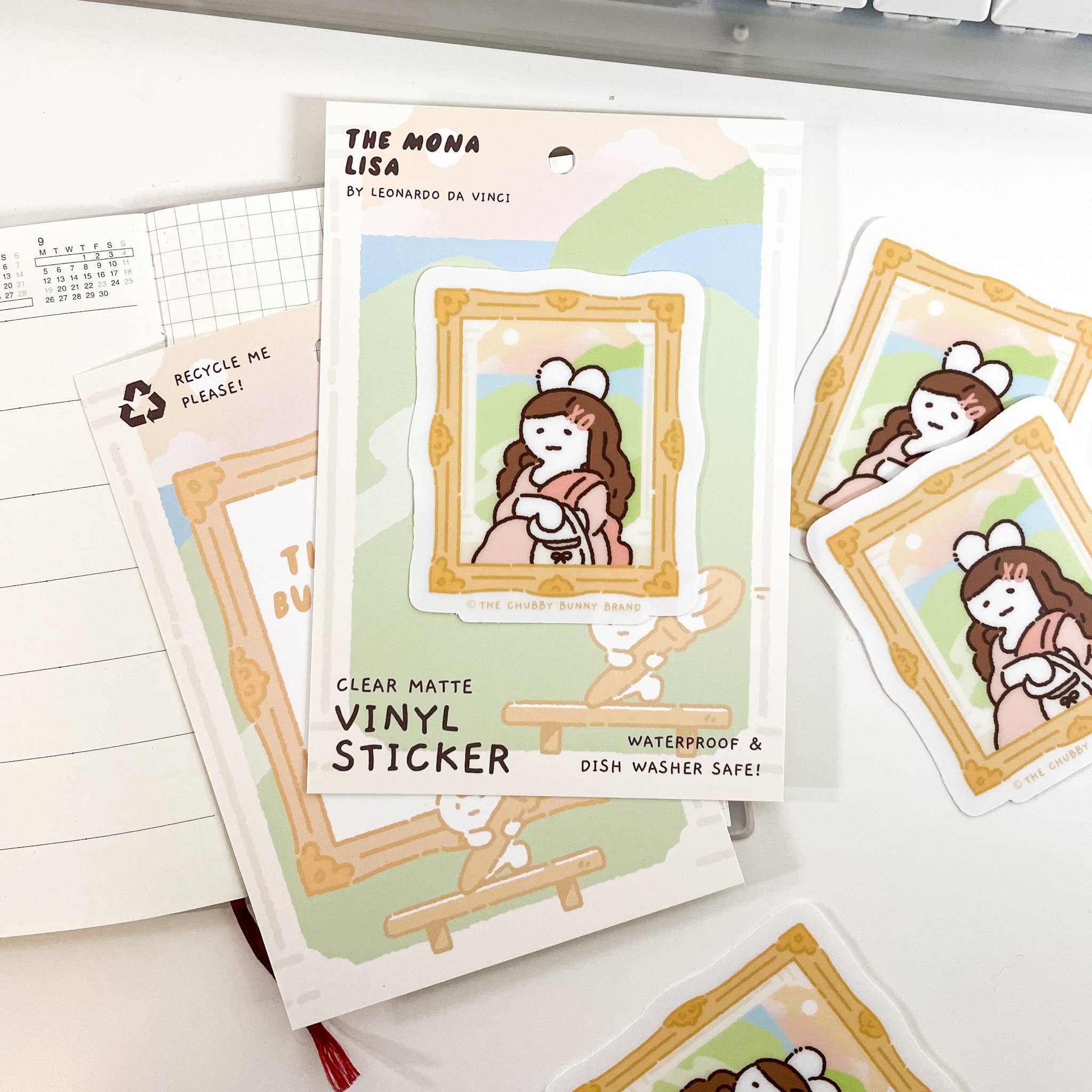 The Mona Lisa Vinyl Sticker