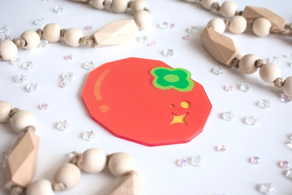 Persimmon Double-sided Coaster