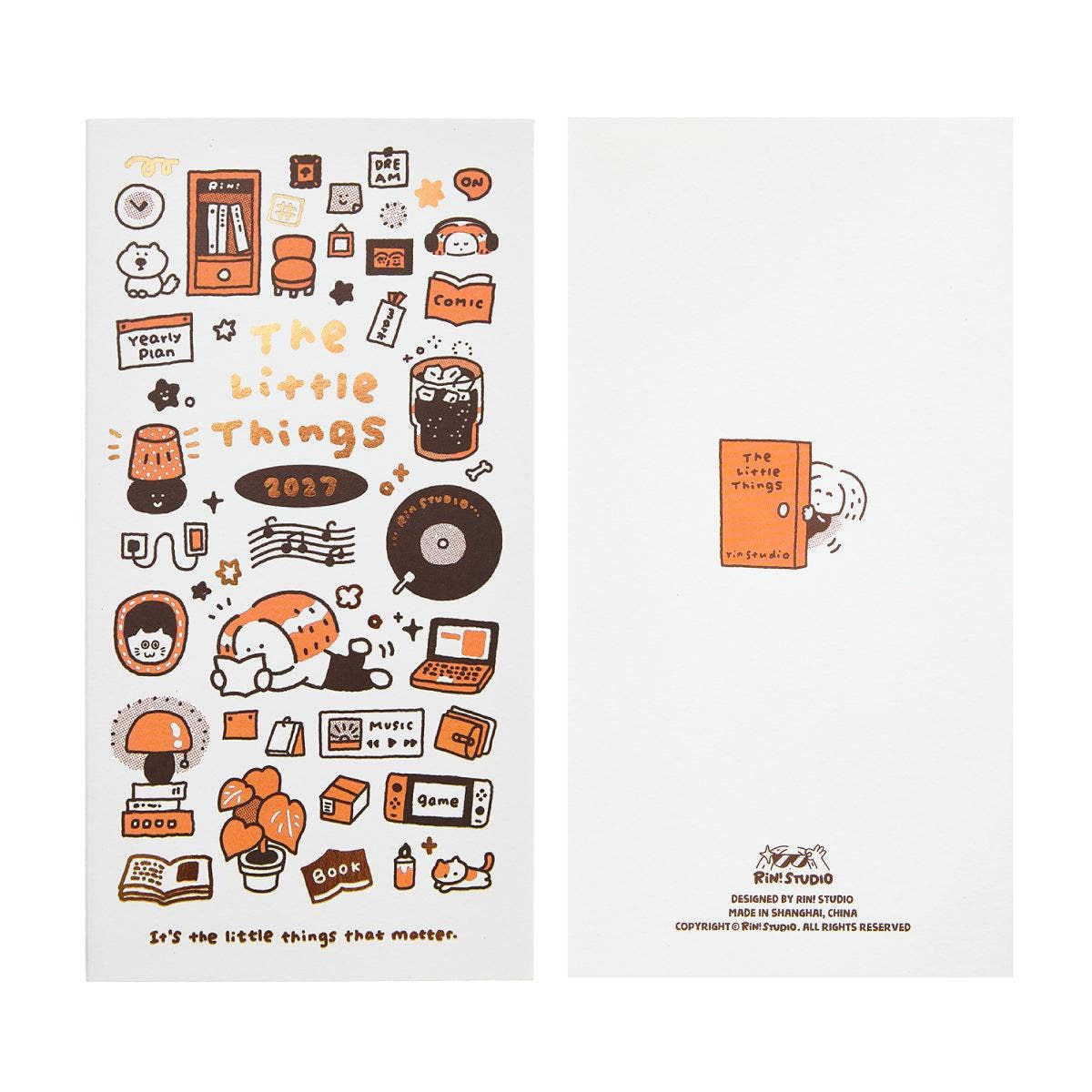 2027 Monthly Planner Insert for Travelers Notebook