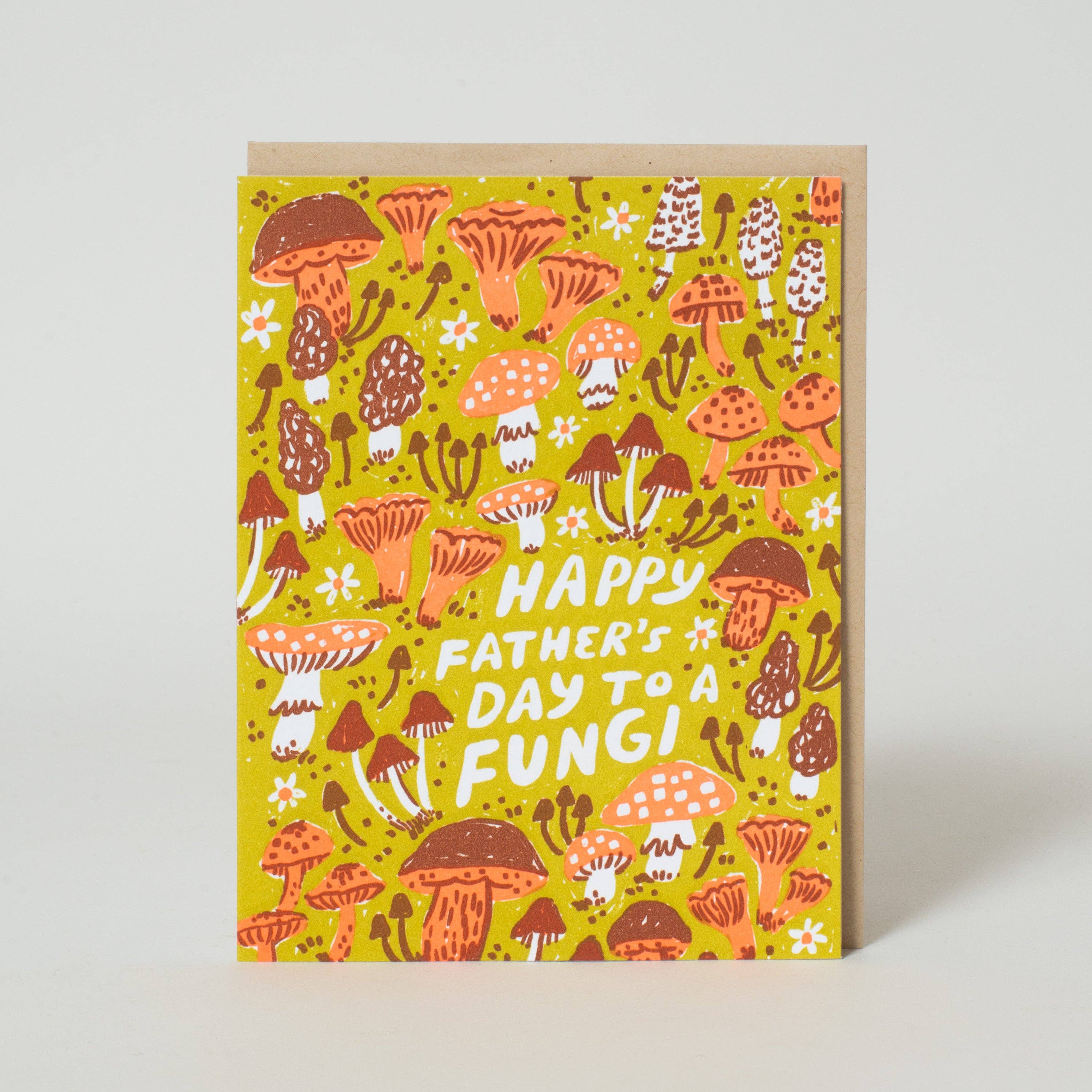 Fungi Father's Day Greeting Card by Phoebe Wahl