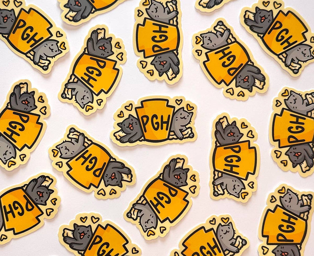 Pittsburgh Keystone Cats Mini Sticker