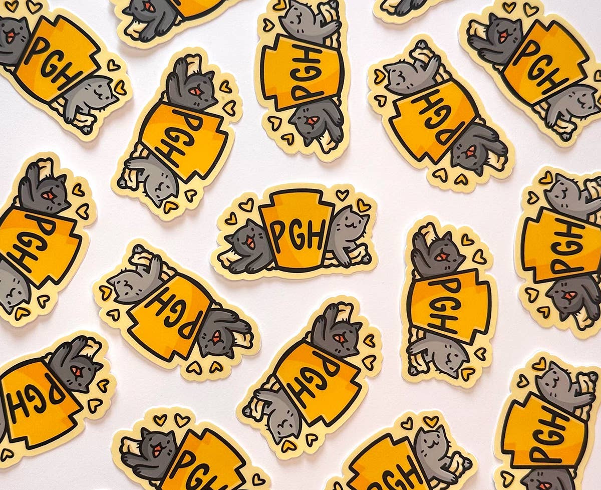 Pittsburgh Keystone Cats Mini Sticker