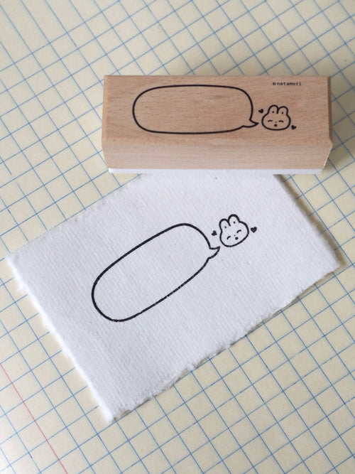 Bunny bubble notes • stamp
