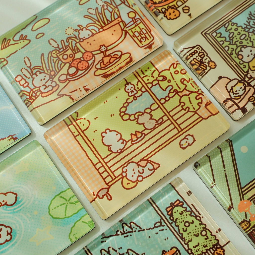 Bunnies Magnets - Summer Daydreams Collection