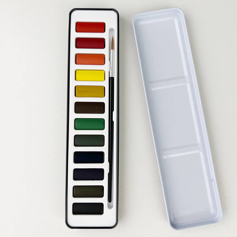 Emily Lex Studio - Watercolor paint set with brush