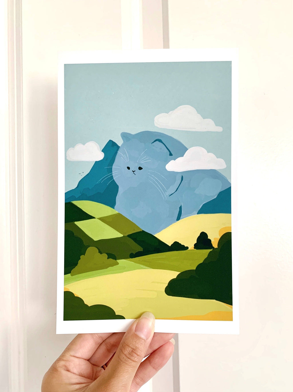 Meowtain Print