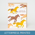 Congrats Wild Horses Graduation Greeting Card by Hello!Lucky