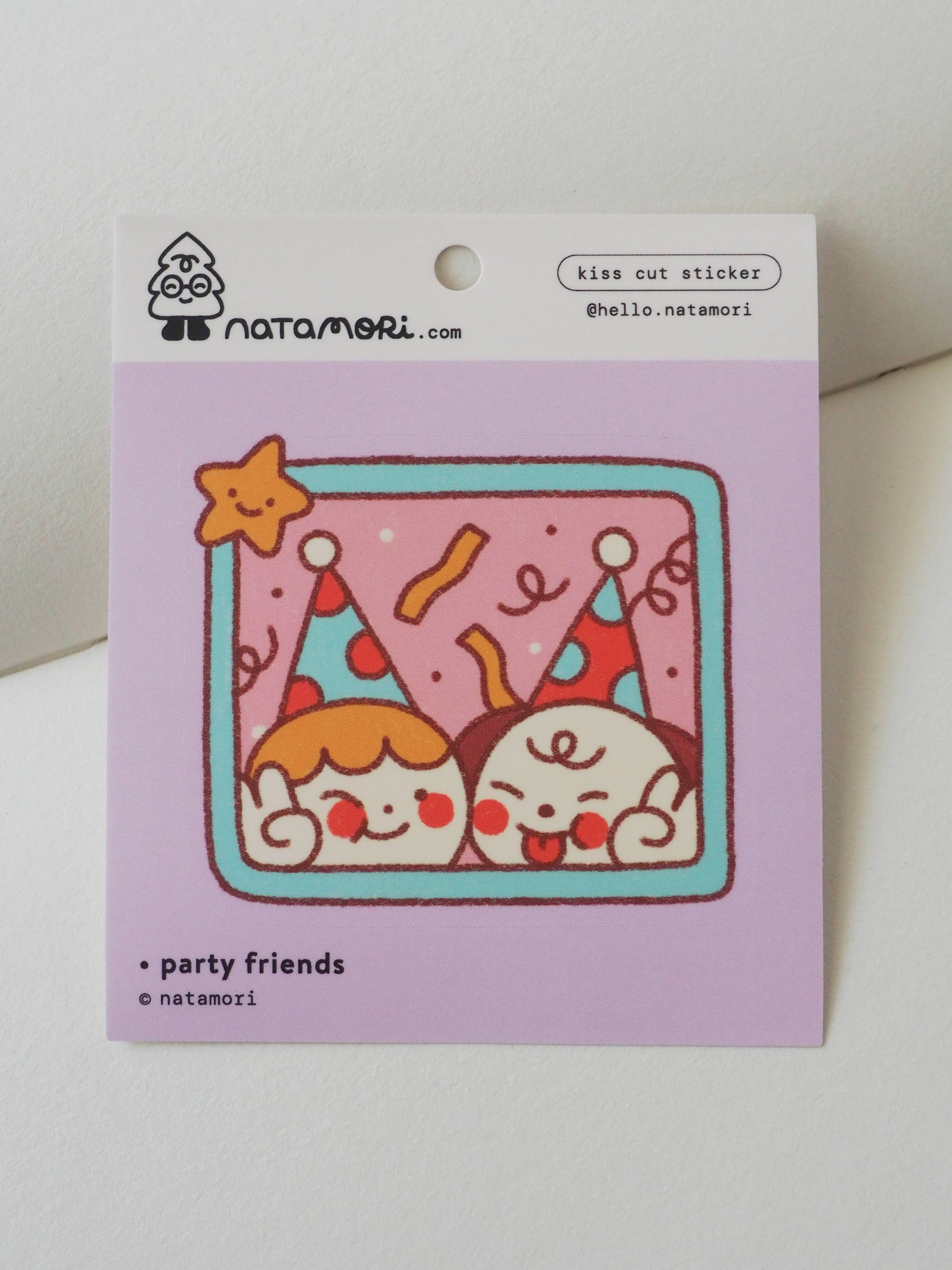 Party Friends • Single Kiss Cut Vinyl Sticker