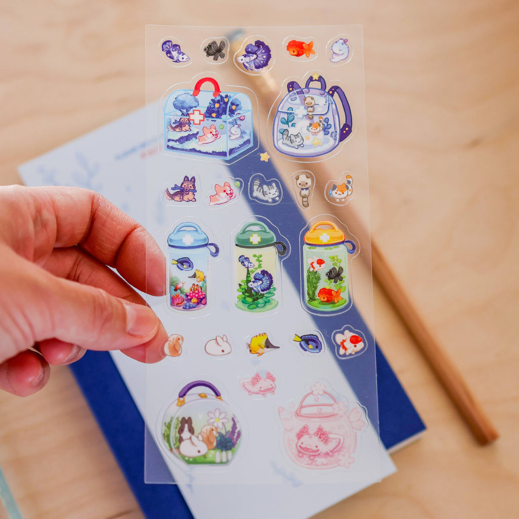 Sticker Sheet (Clear) - First Aid Kit