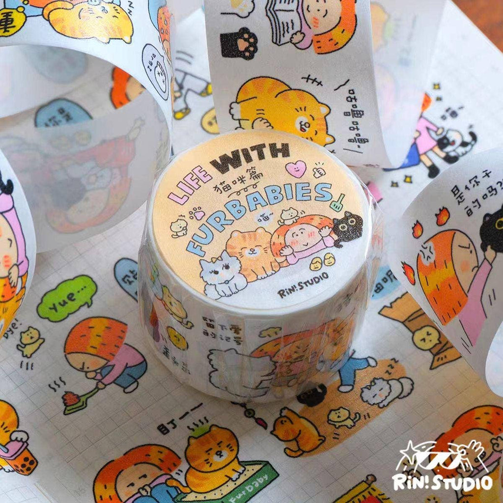 Life with Fur Babies Washi Tape