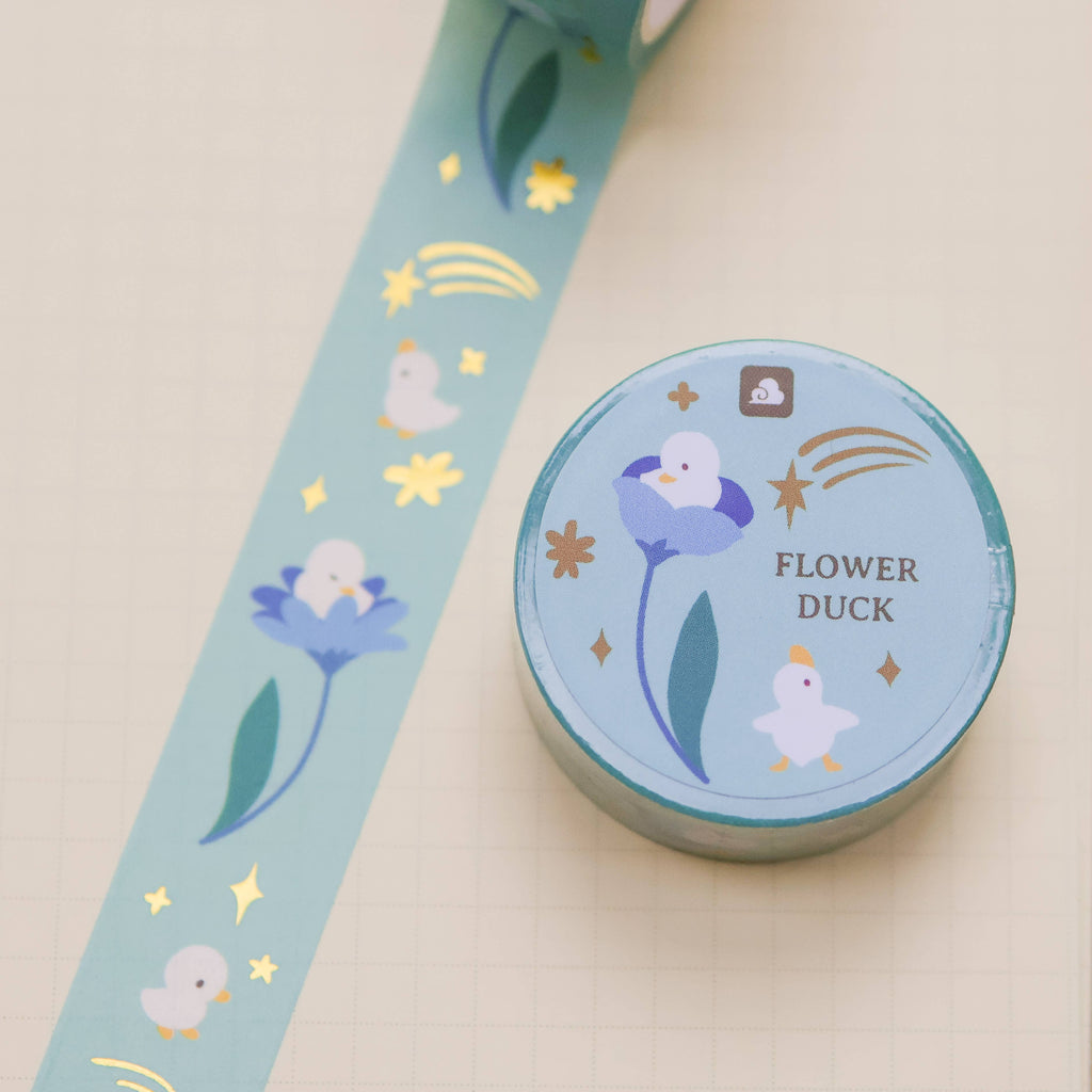 Flower Duck Washi Tape