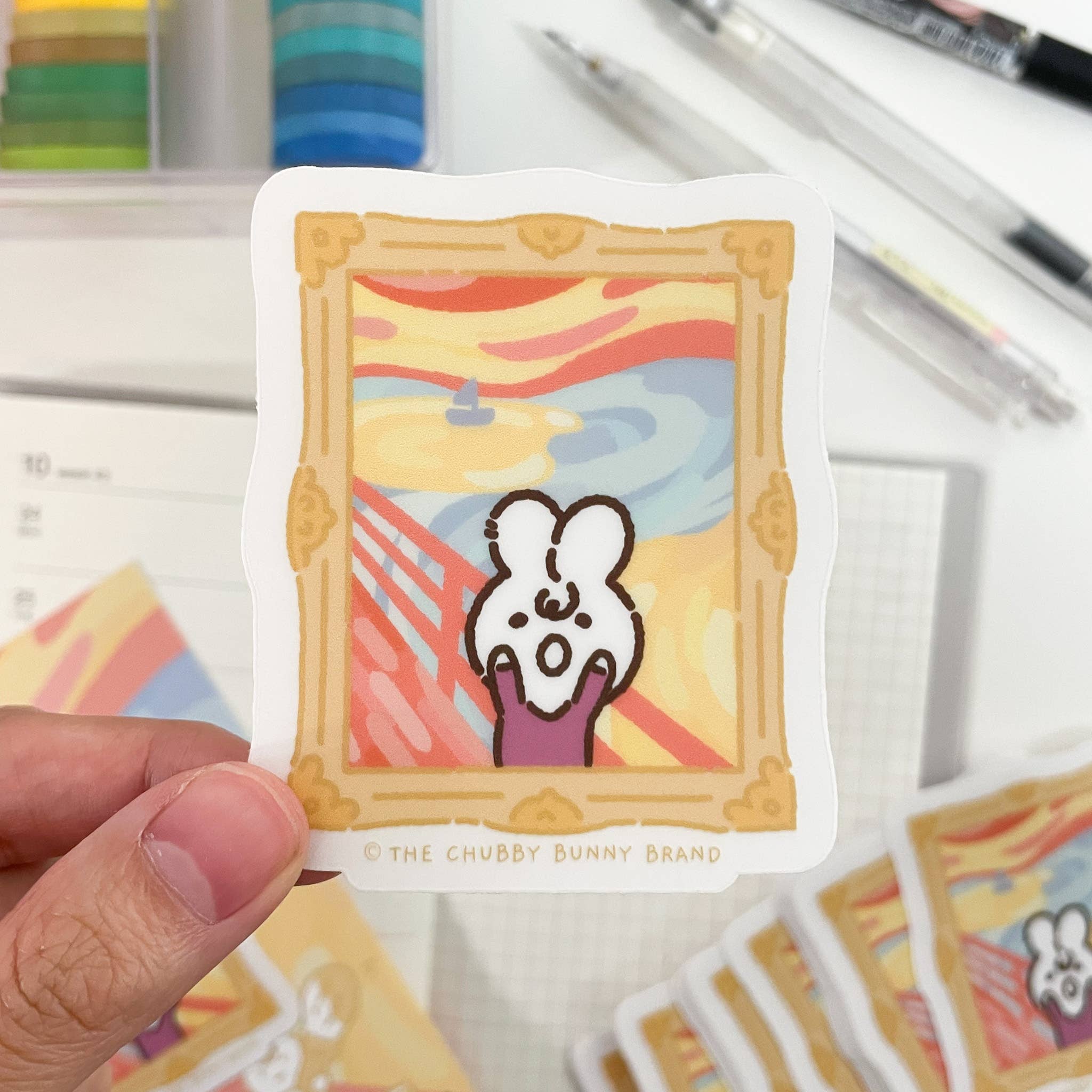 The Scream Vinyl Sticker