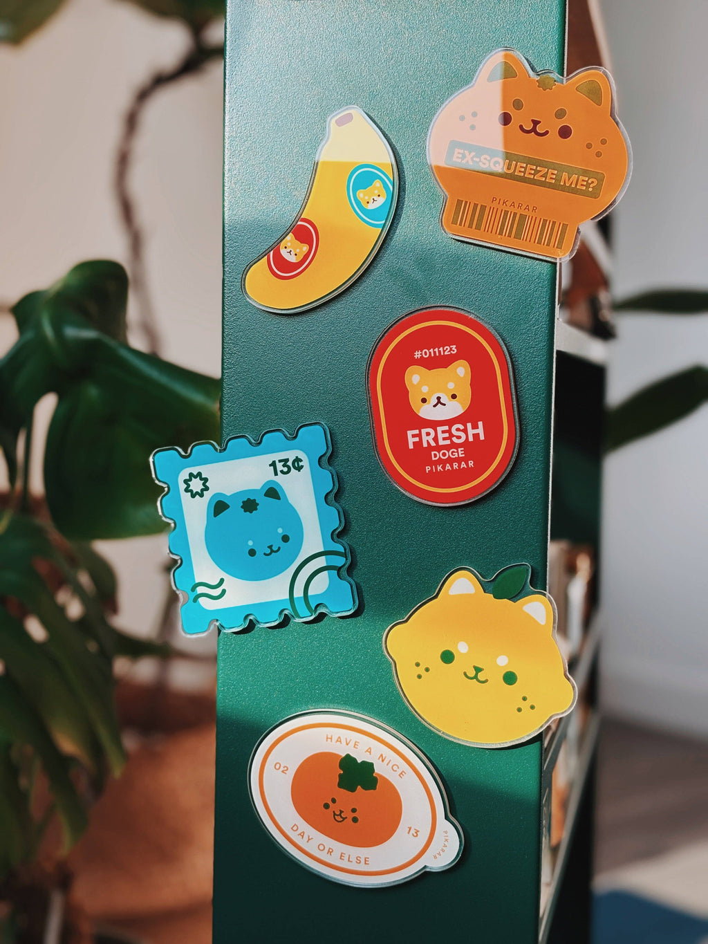 Pikarar Magnets ✦ Fruit Stickers